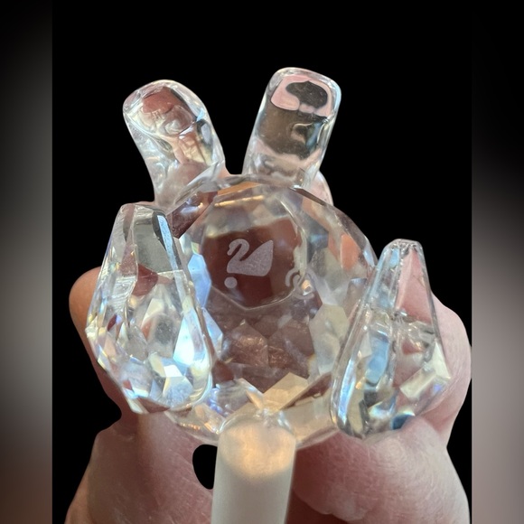 Authentic Swarovski Crystal Dog Figurine vintage w/ certificate - Picture 7 of 12
